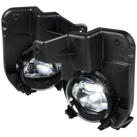 Spec-D Tuning 11-15 Ford Explorer LED Foglights - Clear LF-EPOR11CG3-DL